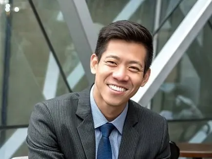 international student smiling at camera